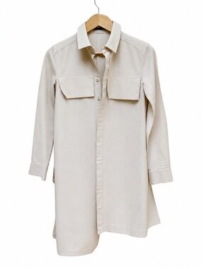 Yohji Yamamoto NOIR Vintage 2000s Cotton-Linen Blend Jacket Dress